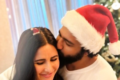 Vicky Kaushal Packs In The Romance As He Kisses Katrina Kaif By Their Christmas Tree, Photo Goes Viral