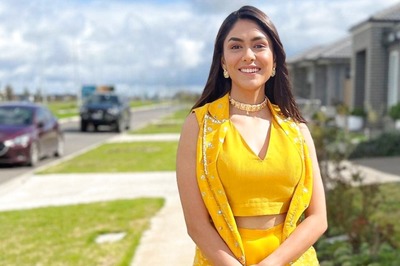 Mrunal Thakur Looks Ravishing at Friend's Haldi Ceremony, See Pictures