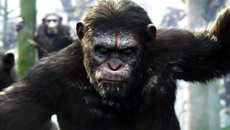 'Dawn of the Planet of the Apes' climbs to top of the US box office charts