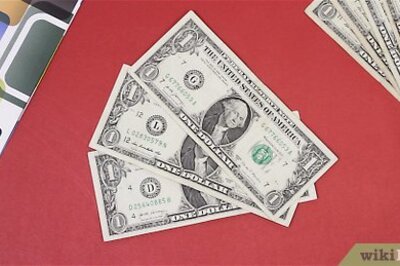 How to Fold Money Into a Flower