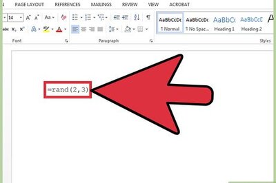 How to Create Random Text in Microsoft Word