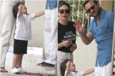 Fans Want to Hold Taimur as He Extends Arms for Saif Ali Khan in Viral Pic, See Here