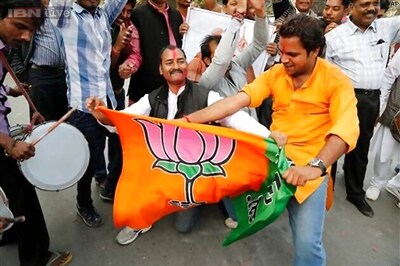 BJP sweeps MP, Rajasthan, wins Chhattisgarh; single largest in Delhi