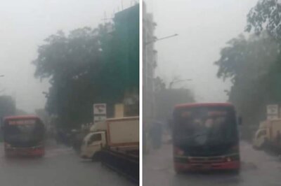 Video Of Bus Navigating Through Waterlogged Streets In Mumbai Triggers Safety Concern