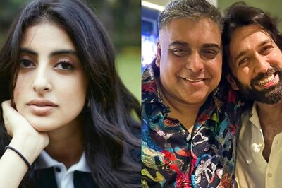 Navya Naveli Goes OMG As Bade Acche Lagte Hain 2 Star Nakuul Mehta Meets OG Ram Kapoor; See Pic