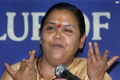 Uma Bharti takes a swipe at Congress over 1984 riots