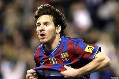 Champions League: Messi magic returns to put Barcelona through
