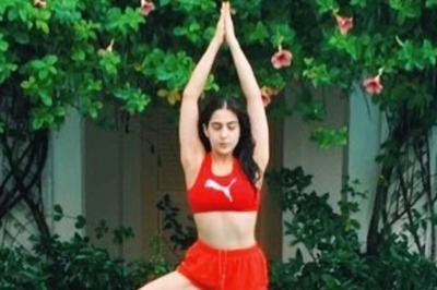 Sara Ali Khan Does Yoga By Swimming Pool, See Pic