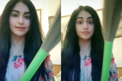 COVID-19 Outbreak: Adah Sharma Strikes a 'Jhadu' Pose