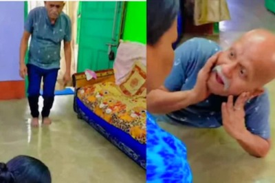 Watch: Elderly Woman Mops Floor And Her Husband Sings For Her
