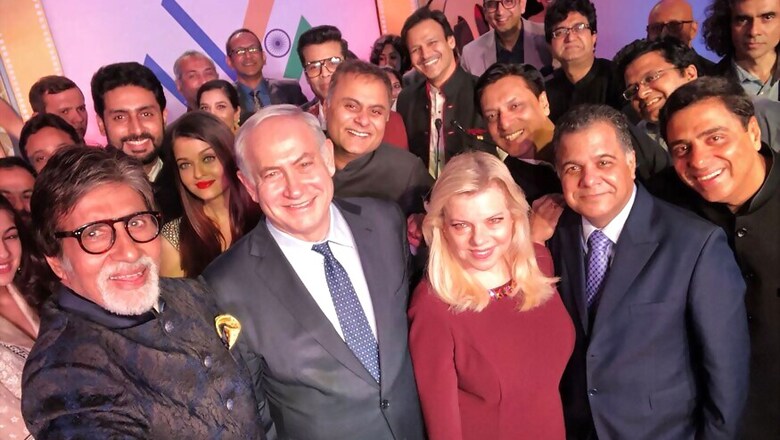Netanyahu's Oscar Moment: Israeli PM Clicks Selfie With B-Town Stars