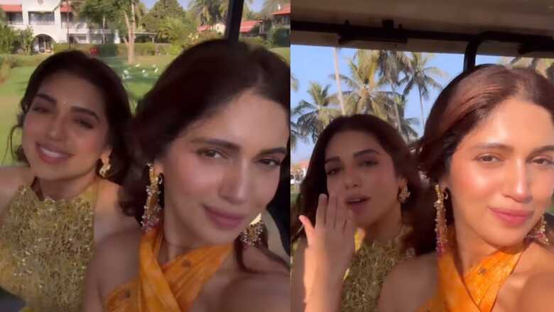 Rakul Preet Singh-Jackky Bhagnani's Wedding: Bhumi Pednekar And Sister Samiksha Twin In Co-Ords