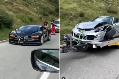 Porsche 911 And Bugatti Chiron Collide While Trying to Overtake Each Other: Watch Video