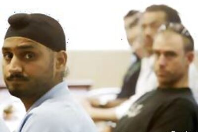 Indian players asked to behave after Harbhajan row