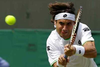 David Ferrer battles past Ryan Harrison in Cincinnati