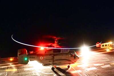 Maiden Night Landing of Helicopters Onboard INS Vikrant Successful, Say Navy Officials | Pics Here