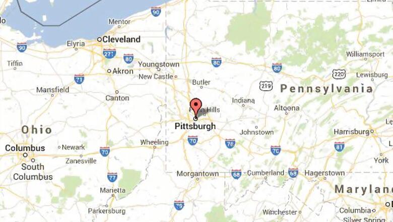 3 shot near Pittsburgh high school; gunman sought