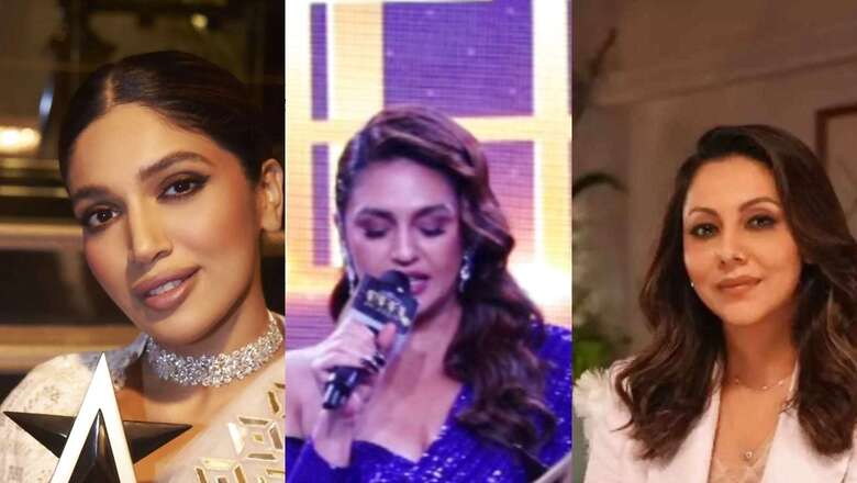 News18 Showsha Reel Awards Winners Bhumi Pednekar, Huma Qureshi, Gauri Khan, Shefali Shah Celebrate