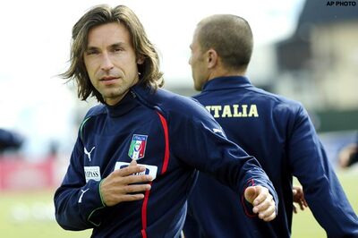 Italy midfielder Pirlo possible WC doubt