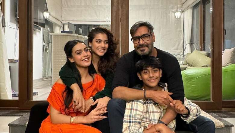 Kajol Welcomes 2024 With  Wholesome Family Pictures Featuring AJay Devgn, Nysa, Yug And Others; See Here