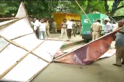 Scuffle at Jantar Mantar after police evict ex-servicemen to sanitise area ahead of Independence Day