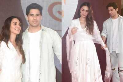 Kiara Advani, Sidharth Malhotra Hold Hands, Twin In White For SatyaPrem Ki Katha Screening; Photos