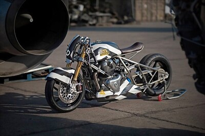 Royal Enfield 650 Interceptor Based Lock Stock Customized Motorcycle - Detailed Imaged Gallery [Video]