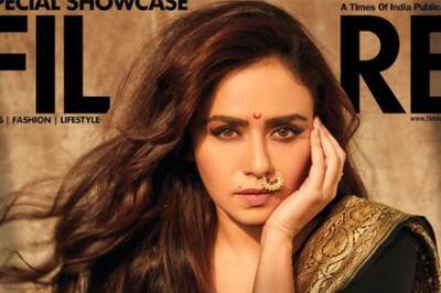 Amruta Khanvikar Becomes First Marathi Actress to Grace Cover of Filmfare Magazine