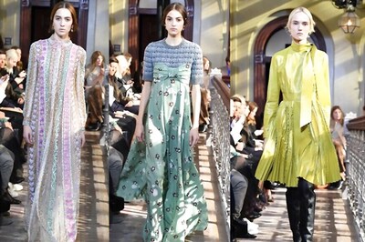 Valentino's Pre-fall 2017 Collection Showers The Runway With Optimism