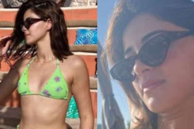 Ananya Panday is Busy Basking in ‘Capri-Sun’ in a Cutesy Green Bikini; See Pics