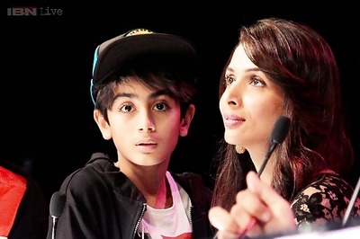 Snapshot: Son Arhaan comes to visit mom Malaika Arora Khan at work