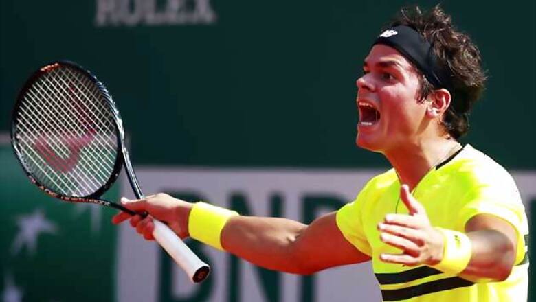 Milos Raonic upsets Nikolay Davydenko in Madrid