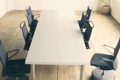 This chair parks itself back into its original position with a simple clap of hands