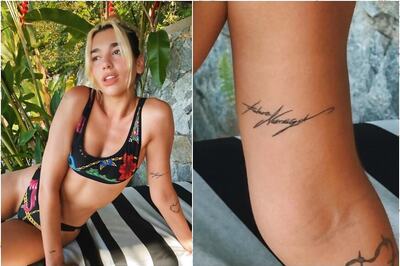 Dua Lipa Announces Second Album, Future Nostalgia, with a Tattoo