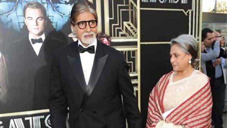 Snapshot: Jaya accompanies Amitabh for 'The Great Gatsby' premiere