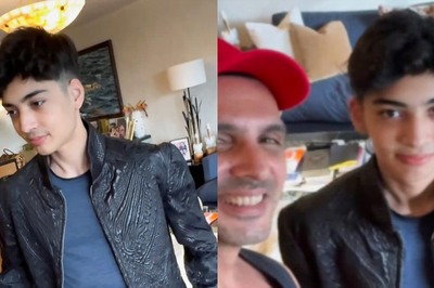 Zayed Khan’s Son Zidaan Pulls Off His Dad’s Black Leather Jacket From Main Hoon Naa; Watch