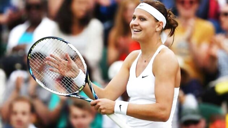 Lucie Safarova first player through to Wimbledon quarter-finals
