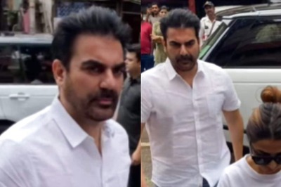 Arbaaz Khan, Wife Sshura Khan Arrive For Ex-Wife Malaika Arora's Father Anil Mehta's Last Rites | Watch