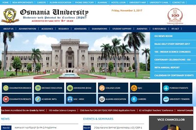 Osmania University Ph.D Programme Admissions Begin; Apply Before Dec 2nd 2017