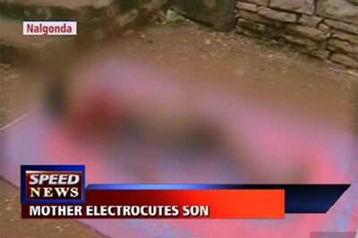 Mother 'electrocuted' son in Hyderabad, held