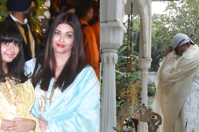 Aishwarya Rai Leaves Mumbai on Diwali, SKIPS Bachchan Family Puja; Shweta Joins Dad Amitabh | Watch