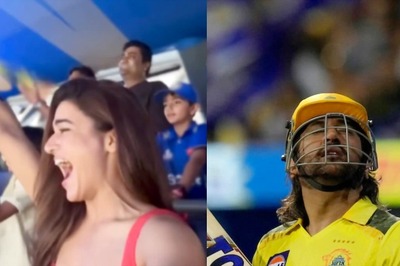 Wamiqa Gabbi Cheers For MS Dhoni At CSK Vs MI Match, Says 'Dhoni Sab Theek Kar Dete Hain' | Watch