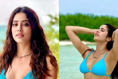Janhvi Kapoor Raises Heat in Blue Bikini Top, Mini Skirt; Check Out Her Sexy Pics from Maldives