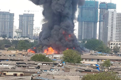 Fire in Mumbai's Oshiwara Furniture Market