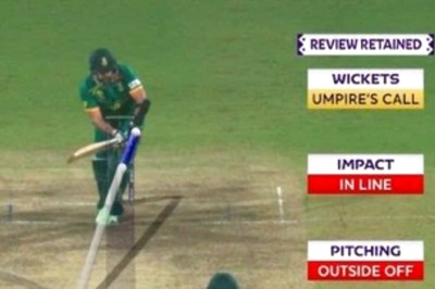 WATCH: Shamsi's Controversial 'Not Out' Call Off Haris Rauf Delivery Fixture Sends Netizens Into Heated Debate About DRS