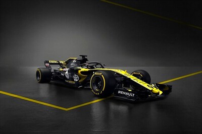 Formula One: Renault Team Unveils New RS18 Car and Names Aitken as Reserve Driver