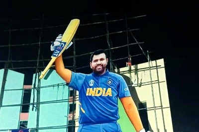 'Phata Poster Nikla Ro': Hyderabad Fans Wish Rohit Sharma With Massive Cut Out on Birthday