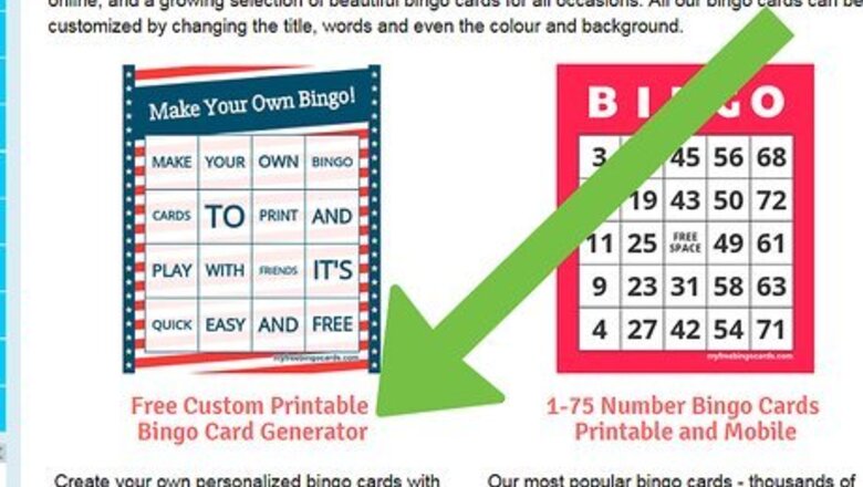 How to Make Bingo Cards