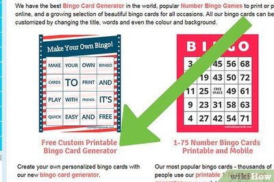 How to Make Bingo Cards