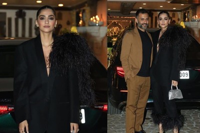 Sonam Kapoor’s Black Suit At Javed Akhtar’s Birthday Bash Is Your Winter Closet Inspiration